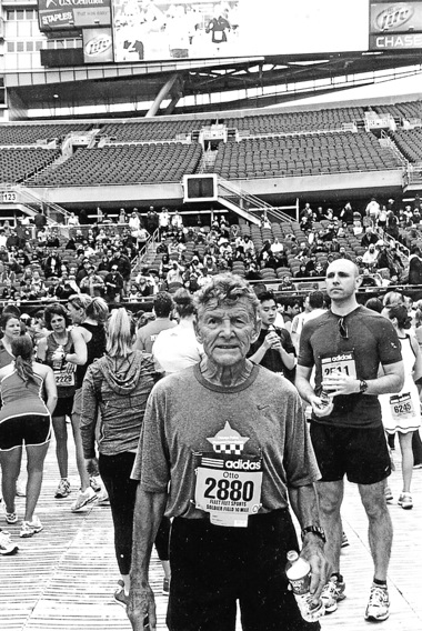 Volkmann at the 2011 Fleet Feet at Soldier Field. (Photo provided)