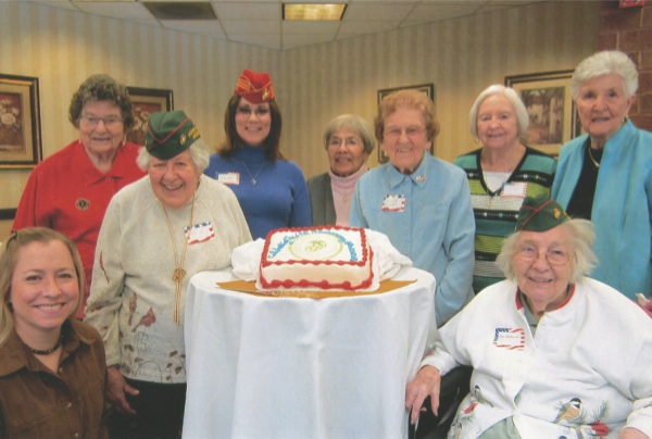 Back Row (left to right): Helen Ehlers, Gwen De- Pinto, and Ann DiValerio of Huntley. Front Row (left to right): Lt. Colonel Patti Klop and Mal Glassbrenner. (Photo provided)