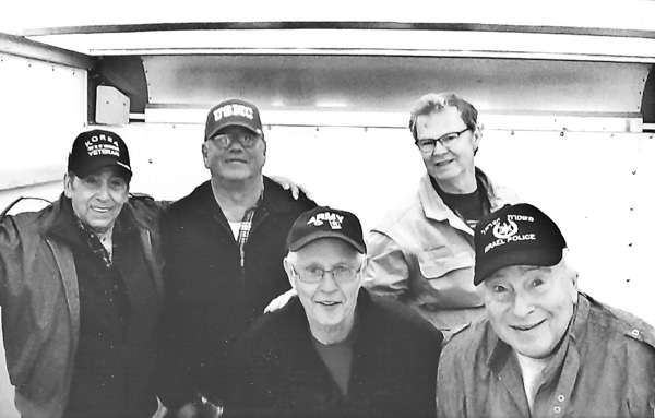 Veterans members on their trip to the Edward Hines Jr. VA Hospital in Maywood, IL.