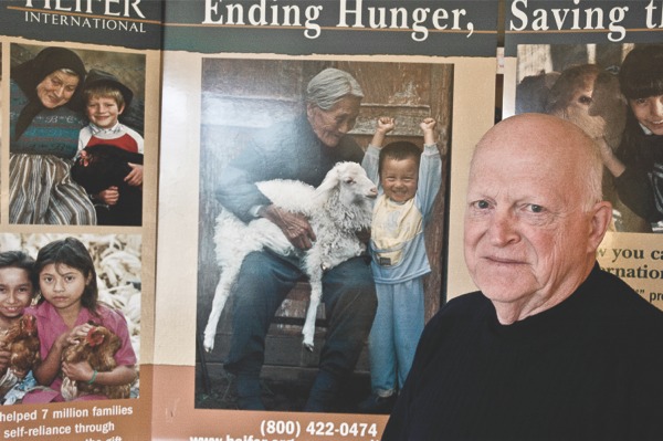 Sun City resident Ed Slomski annually teams up with popular tribute band The Blooze Brothers to help end world hunger by raising money for Heifer International. (Photo by Chris LaPelusa/Sun Day)