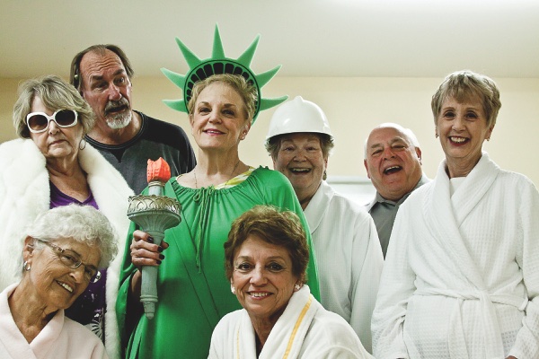 The Hallelujah Girls cast posing in costume. (Photo by Chris LaPelusa/Sun Day)