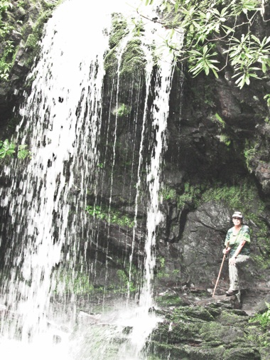 Eileen Giltner at Grotto Falls. (Photos provided)