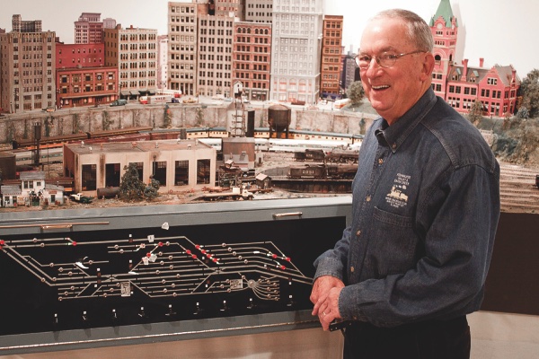 In America, you can travel coast to coast. But in Pete Walton’s basement, you get both with his highly detailed and even more highly impressive model railroad. (Photos by Chris LaPelusa/Sun Day)