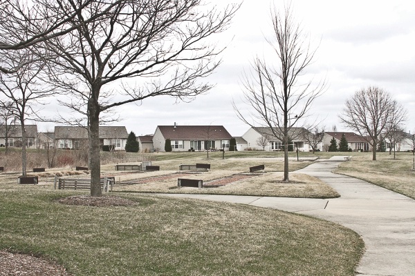 The area around the volleyball and horseshoe courts next to Eakin Field has been proposed as a possible location for pickleball courts. (Photo by Chris LaPelusa/Sun Day)