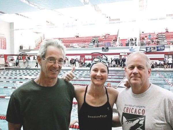 First, second, third. Len Lencioni (below, above left) and Mark Schark (above right) took home numerous medals at comp. (Photos provided)