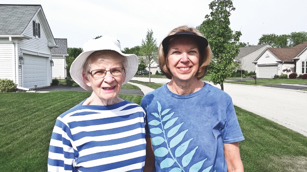 After realizing they’d been walking the same path for years, Pat Shannon (left) and Judy Smith decided to walk every road in Sun City, starting September 1, 2013. (Photo provided)