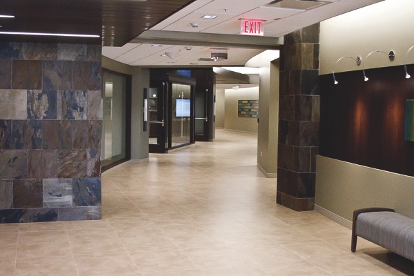 The main corridor.