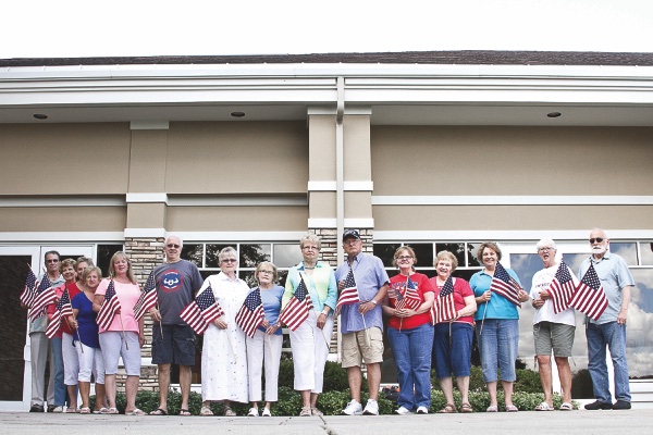 Members of the 9-11 Memorial Committee.