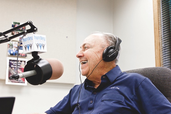 Joe Alengo is the host and creator of “Big Swing,” broadcast from HCR. (Photos by Chris LaPelusa/Sun Day)