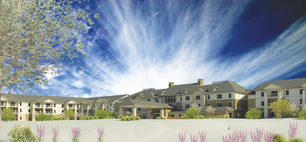 Architectural Rendering of the of the Resort Lifestyle Communities’ community. (Photo provided)