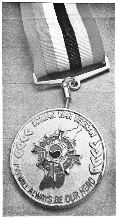 Korean War Ambassador for Peace Medal. (Photo provided)