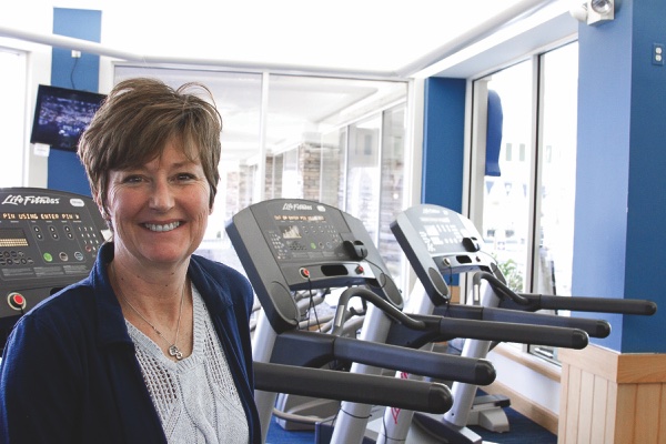 Fitness Director Kathy Kent only SC staff manager to win a national award.