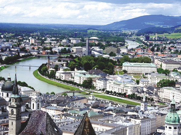 View of Salzburg from train. (Photos provided)