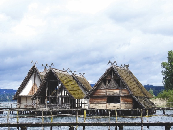 A stick house in a stone- age village called the Pile Dwellings of Unteruhldingen. (Photos provided)