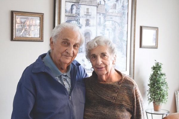 Lewis and Carole Cohen met on a train platform in New York and have shared a love that has lasted 60 years ... and counting! (Photo by Chris LaPelusa/Sun Day)