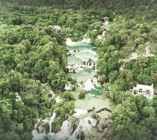 The water at the Krka Waterfalls Park. (Photos provided)