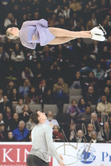 National Pairs Figure Skating Champions Alexa Scimeca Knierim with partner and husband Chris Knierim competing. (Photos provided)