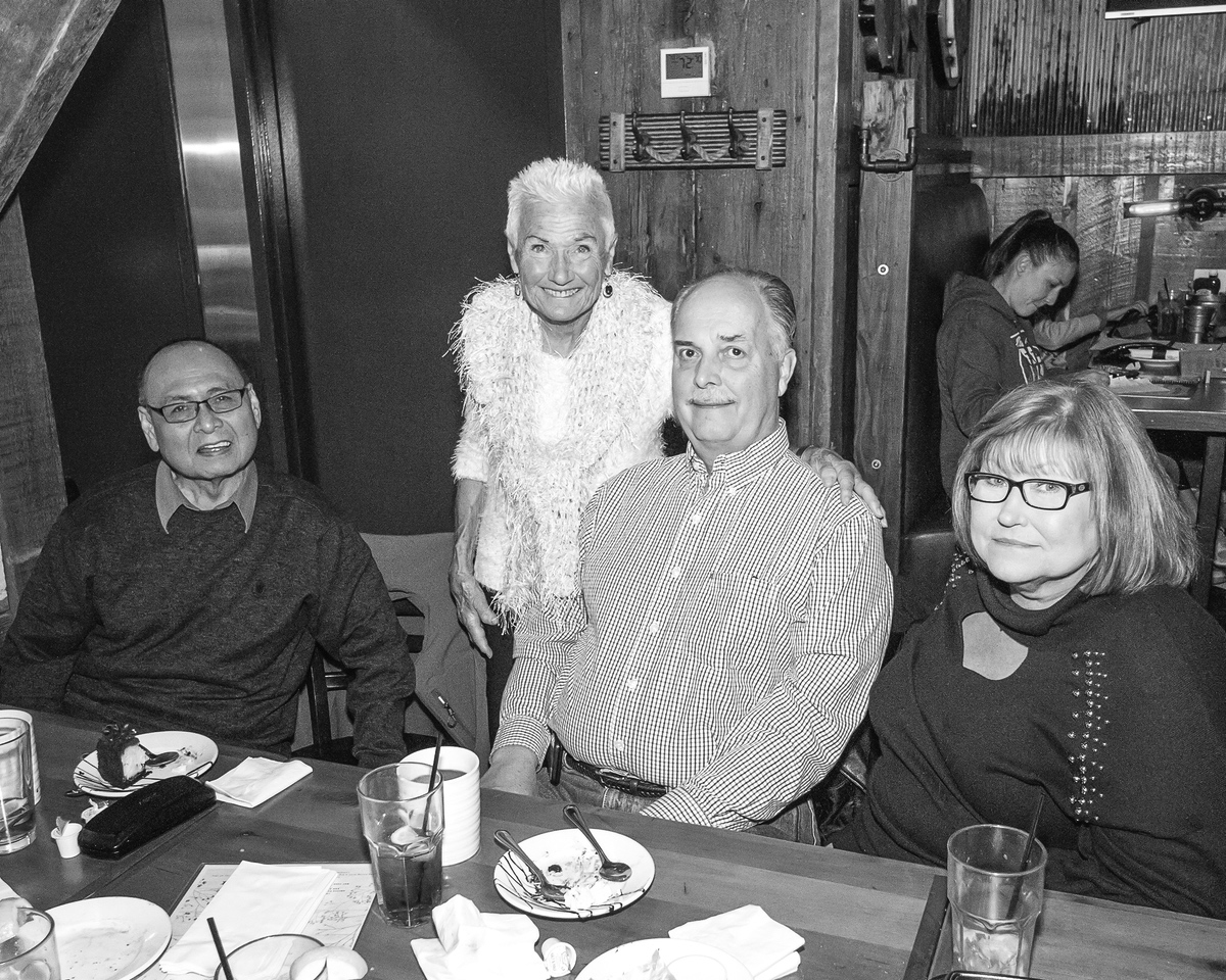 (L to R) Joe Sison, Joanie Koplos, Jim Eggers, and Nancy Eggers.