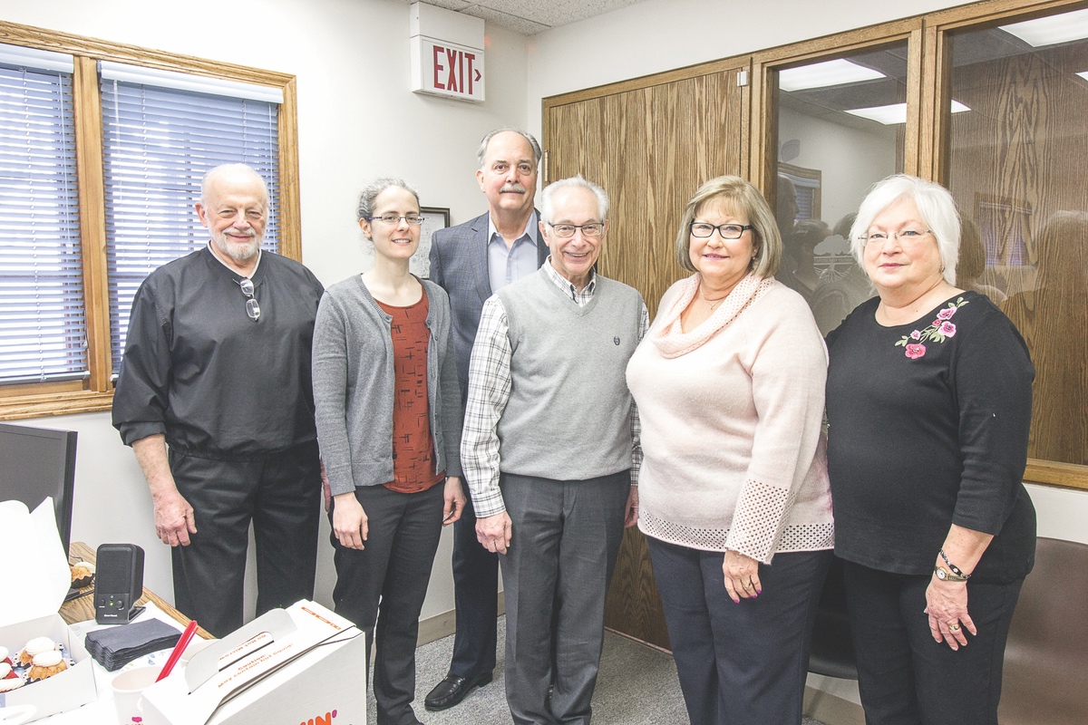 The Community Foundation for McHenry County recently awarded HCR with a $5k donation, which will go towards needed equipment, says HCR Executive Director Jim Eggers (back, standing). (Photo by Tony Pratt/Sun Day)