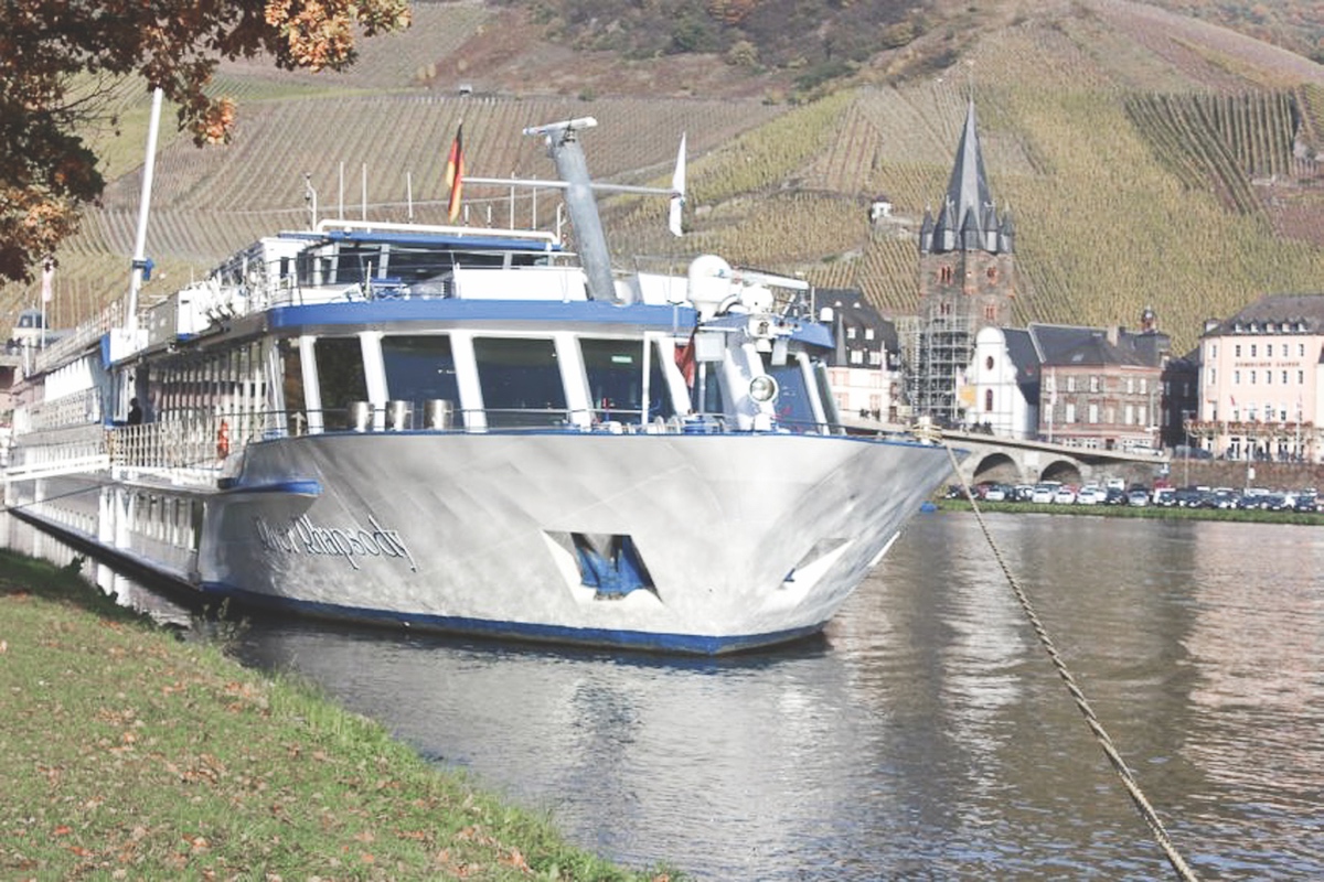 The River Rhapsody river boat.