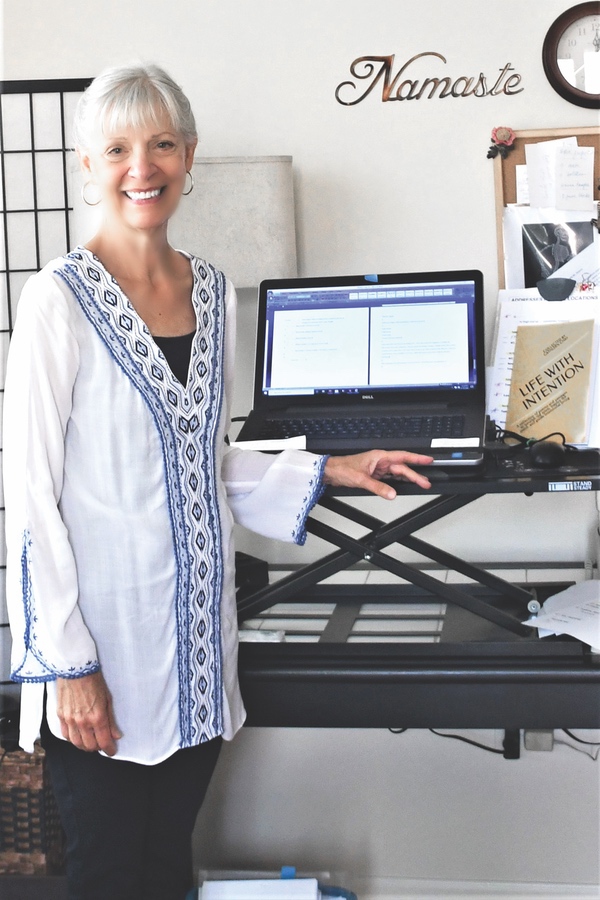 Instead of learning Zoom, SC resident and yoga instructor Cathleen Chay spent her quarantine writing a book of poems. (Photo by Christine Such/Sun Day)