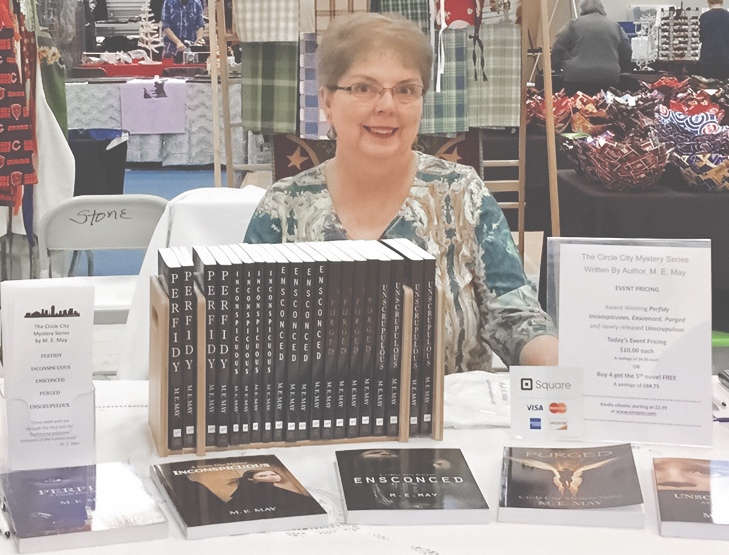 Sun City resident and mystery author Michelle May, or M.E. May as she writes under, began her writing career after 50. Since then, she’s published five mystery novels with contracts secured by Harlequin. (Photo provided)