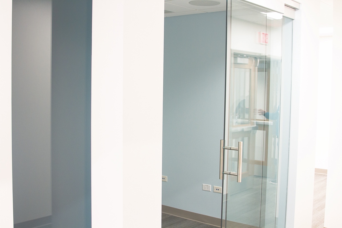 Tucked inside a quiet hall of the library are private reading rooms.