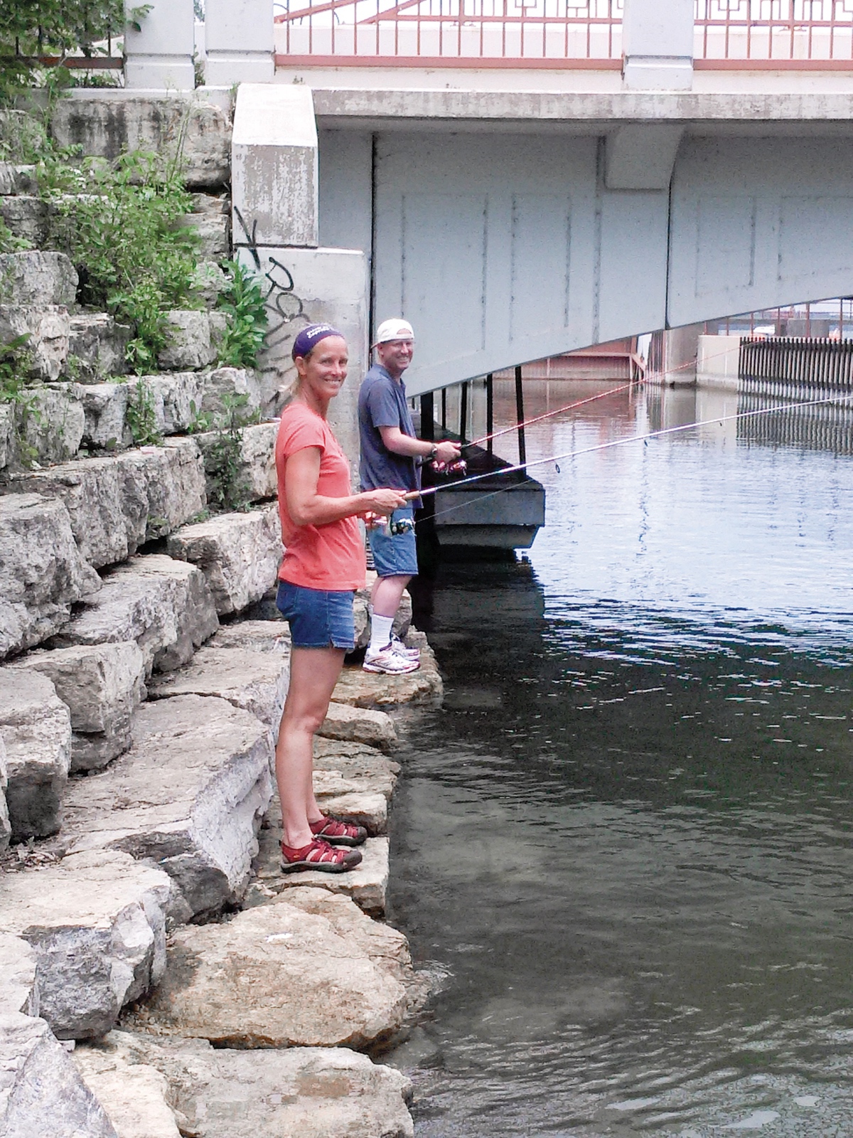 Lori Lindahl moved to Sun City right before the pandemic hit, curtailing club activities but she still had Wildflower Lake to fish. Today, she’s the first female Anglers Club President. (Photo by Christine Such/My Sun Day News)