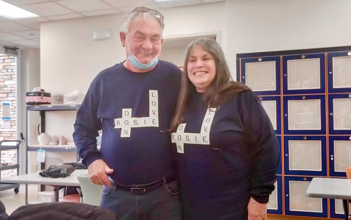 Online word game Words with Friends turns into something more for Rose DeMay and Don Pritchard, who live on opposites sides of the world. (Photo provided)