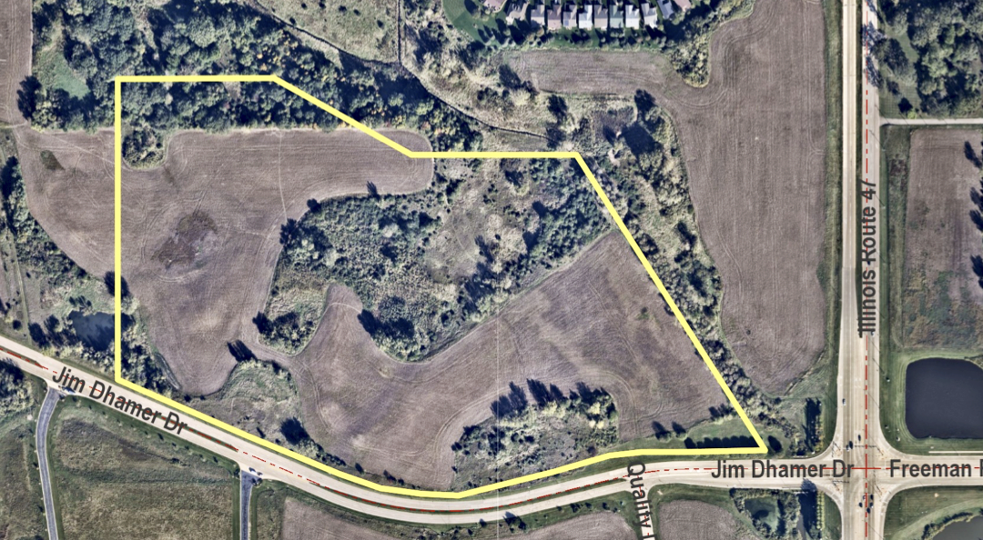 This screengrab shows the location of Venturepark 47, a possible warehouse and distribution building along Jim Dhamer Dr. The proposed 729,600 sqft building has no tenant as of press time. (Image provided)