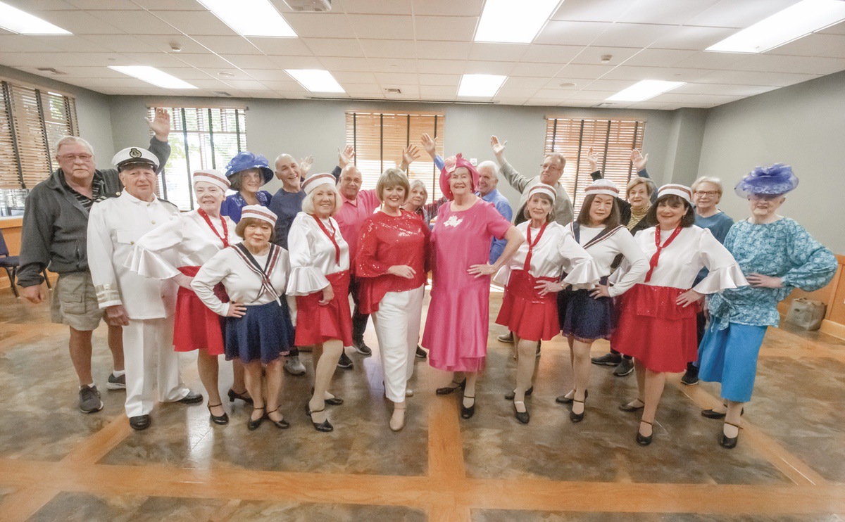 The cast of Anything Goes at a recent rehearsal. (Photo by Tony Pratt/My Sun Day News)