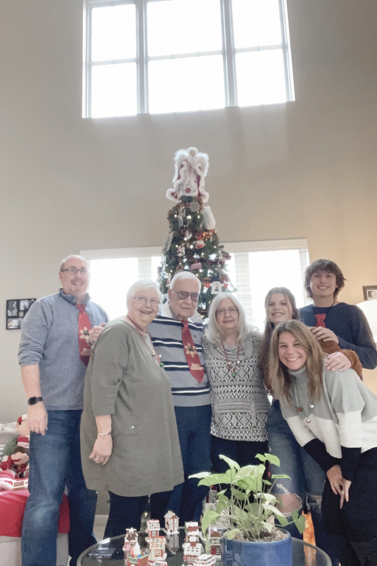 Janet Kargol (second from left) and her family still enjoying Christmas traditions. (Photo provided)