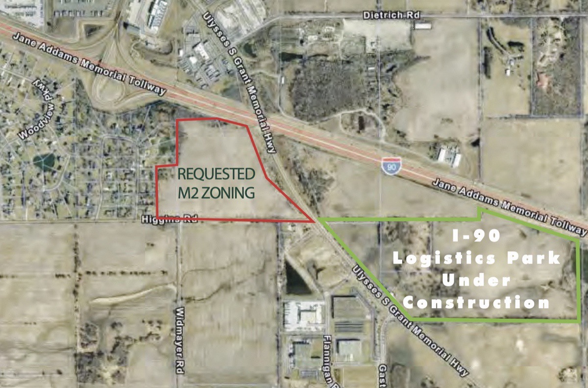 Due to resident concerns, Hampshire Planning and Zoning commission unanimously voted down to rezoning requests by Light Properties. (Photo provided)