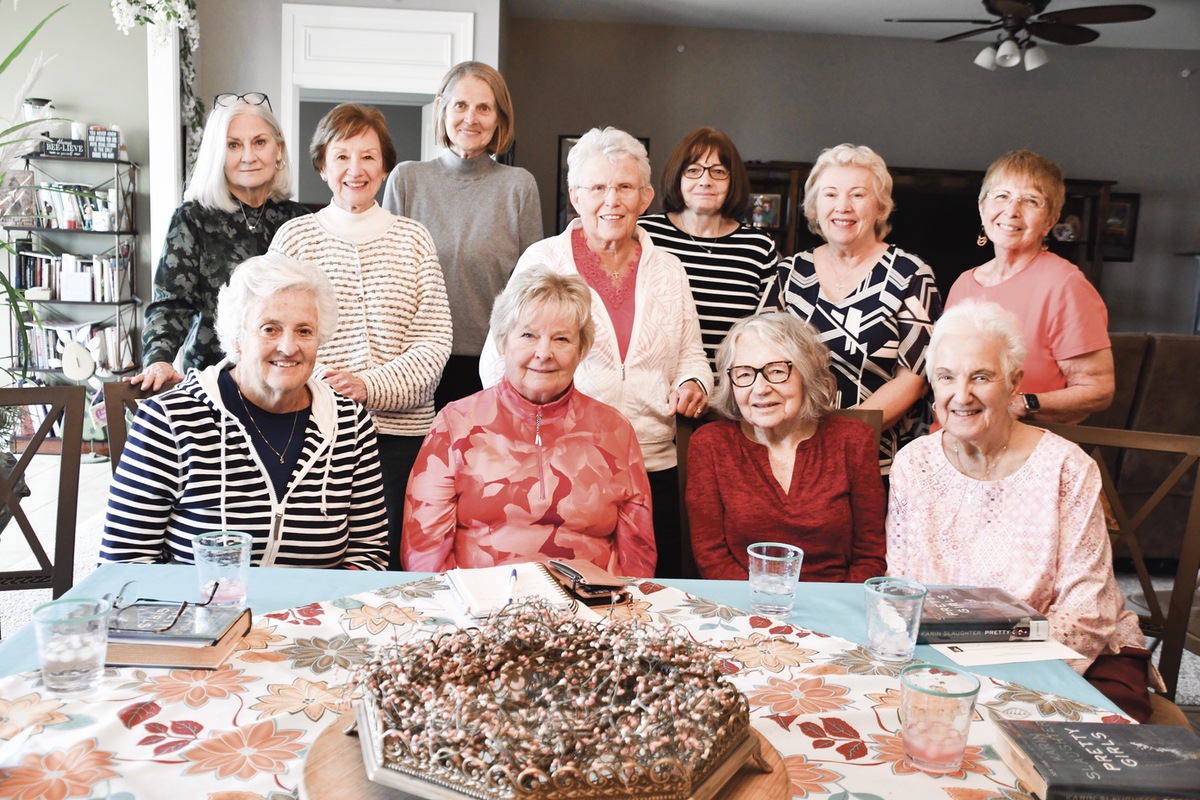 N26 Book Club members meeting to discuss their 150th book. (Photo by Christine Such/My Sun Day News)