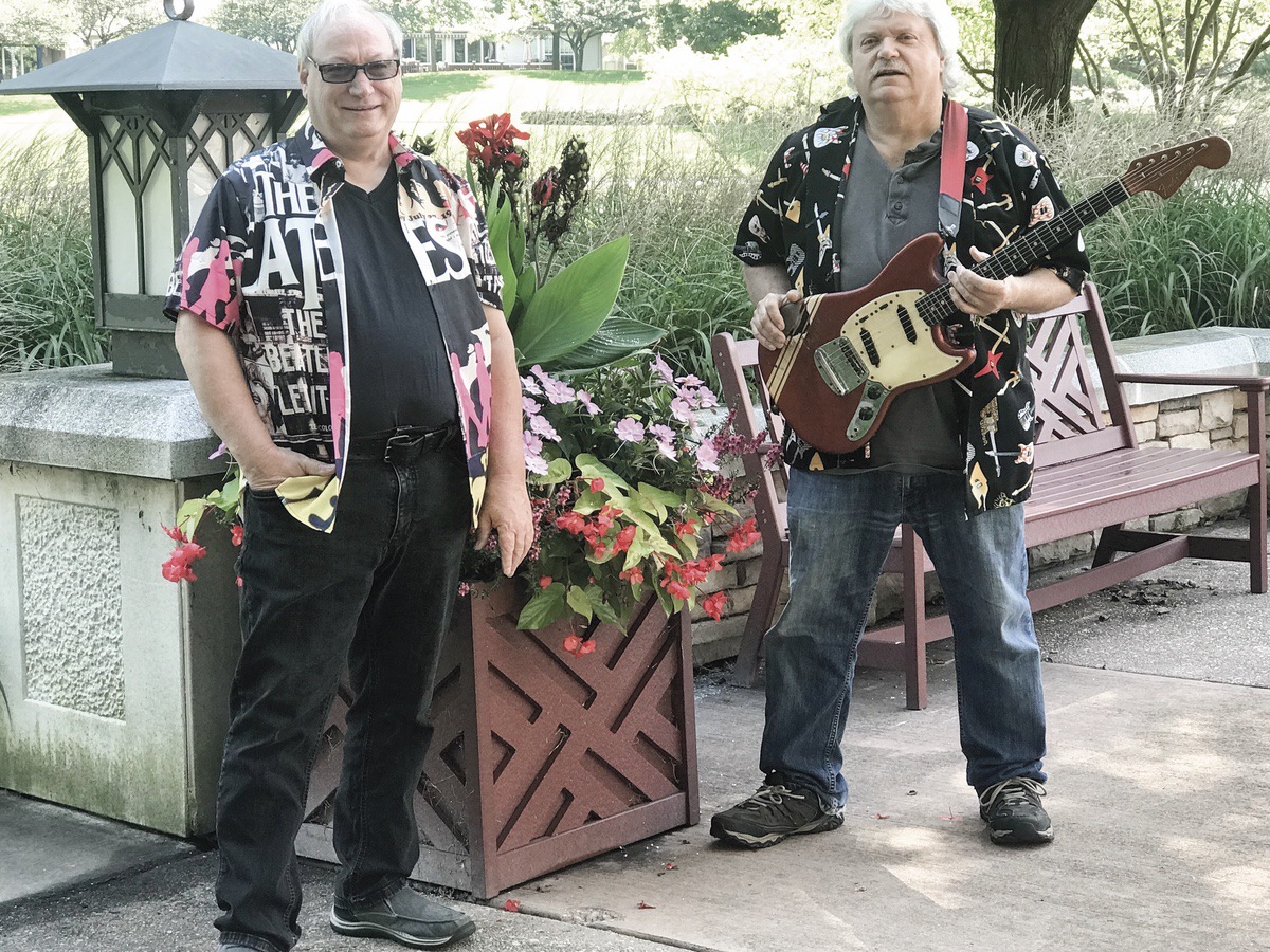 Bob Taylor (left) and Tim Kennedy make The Kennedy Taylor Experiencen bringing music into the community. (Photo provided)
