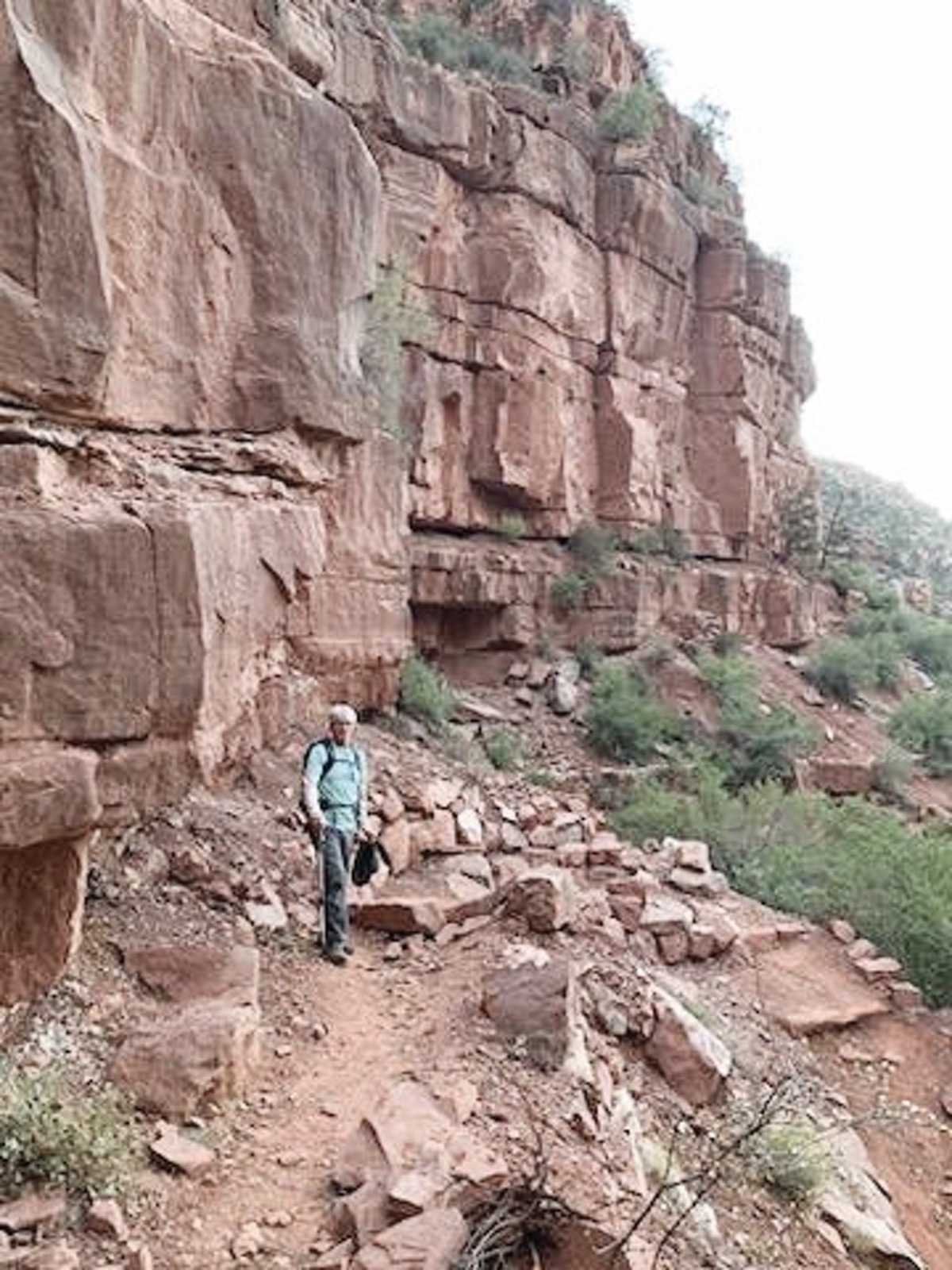 Sun City resident Doug Jenks on his Grand Canyon R2R hike.