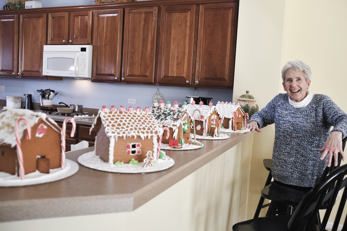 Sun City resident Linda Fenneman shows off the results of a 56-year tradition of family, fun, creativity, and deliciousness. (Photos by Christine Such/My Sun Day News)