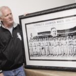 SC resident and baseball fan John Felkamp showed a prized possession of this 1917 Chicago White Sox World Series Champions 1917 print. (Photos by Steve Peterson/My Sun Day News)