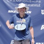 John Schwan proudly shows his US Open Pickleball Championship gold medal. (Photo provided)