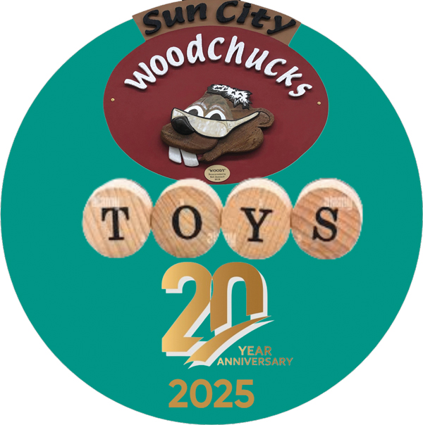 This ornament was crafted by Christine Such to celebrate and mark the Woodchuck’s 20 year anniversary making toys. (Photo by Christine Such/My Sun Day News)