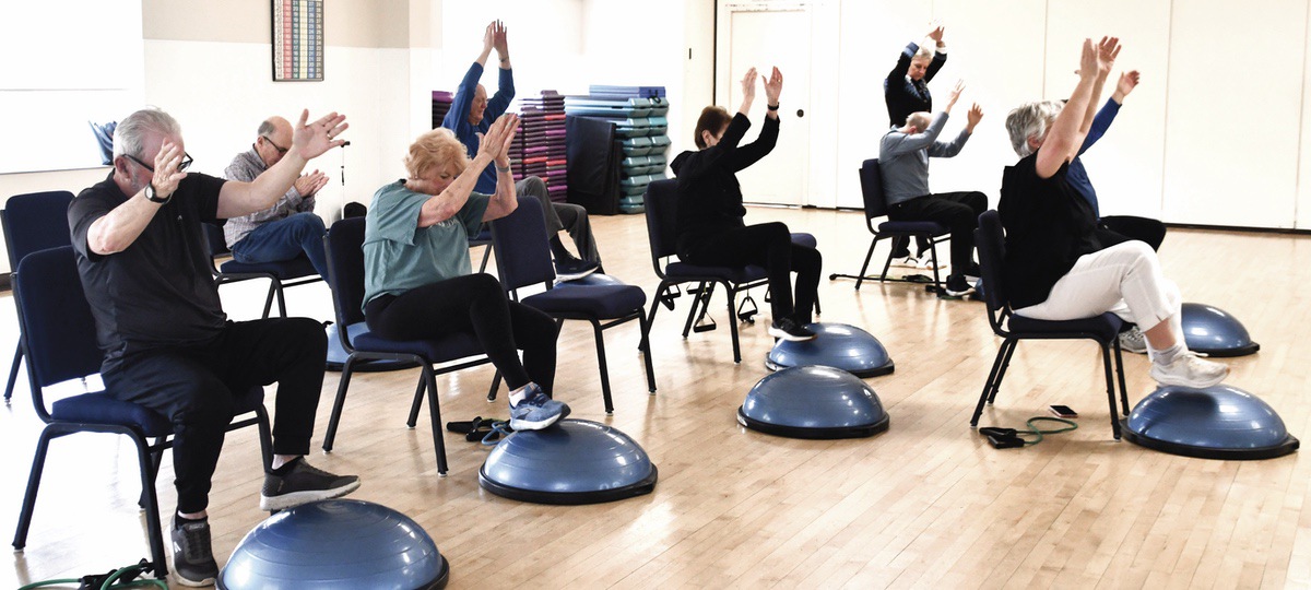 The new Brain & Body fitness class focuses on helping stroke survivors and those with Parkin son’s navigate neurological challenges. (Photo by Christine Such/My Sun Day News)