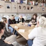 Sew-n-Sews teach crocheting to HHS students. (Photos: Christine Such/My Sun Day News and MSDN File Photos)