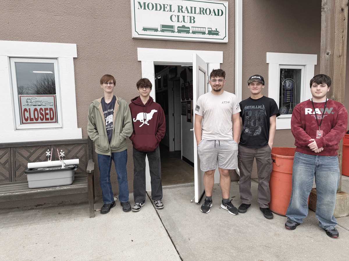 HHS students visit the Sun City Railroad Club.