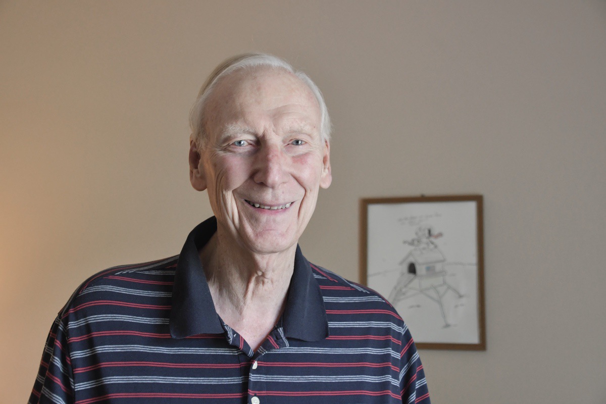 In 1968, George Gawell helped bring the famous Apollo 7 broadcast to life. (Photo by Christine Such/My Sun Day News)