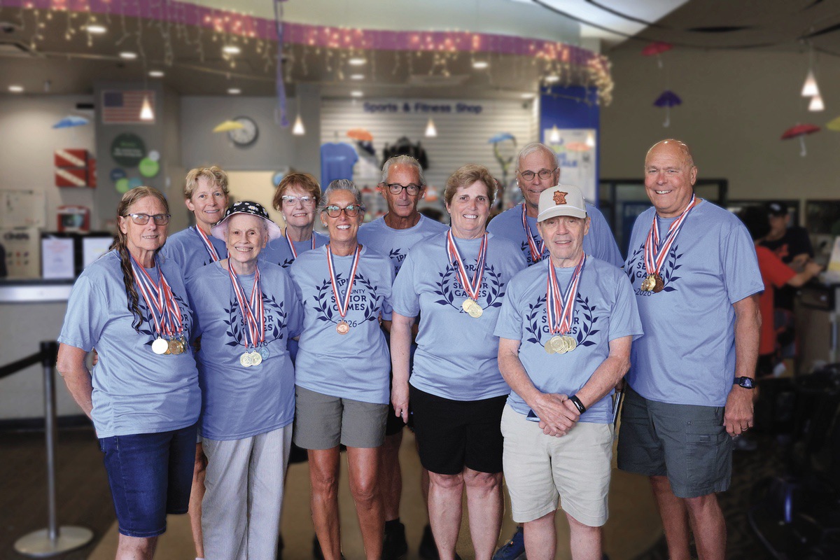 Sun City athletes took home more than 50 medals combined between swimming, bowling, and softball events at the 44th annual Illinois Park and Recreation Association Six County Senior Games on July 16.