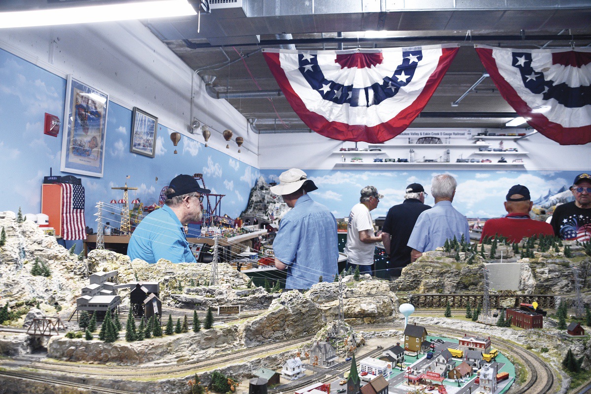 G, O, HO, and N. No matter the model-train scale, guests at the Model Railroad Club’s Give the Trains a Try event will have big fun operating these miniature trains. (Photo by Christine Such/My Sun Day News)