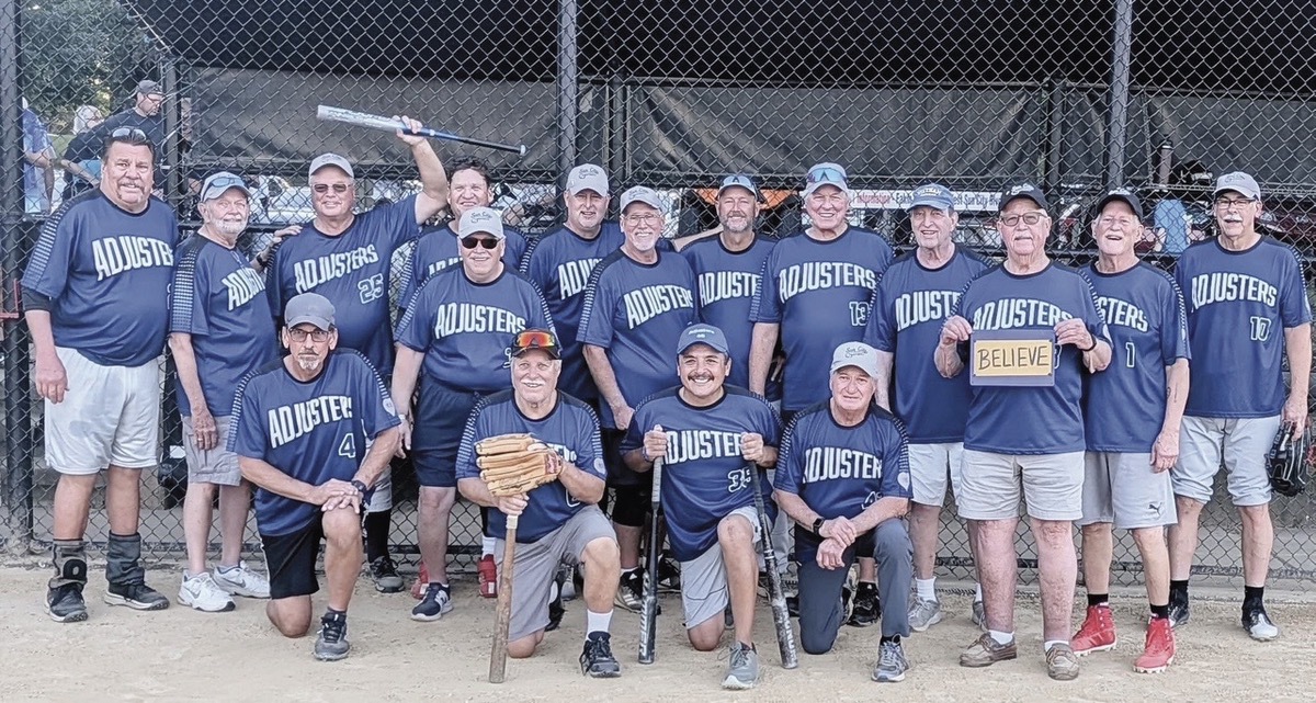 The Adjusters take the championship for Sun City softball.
